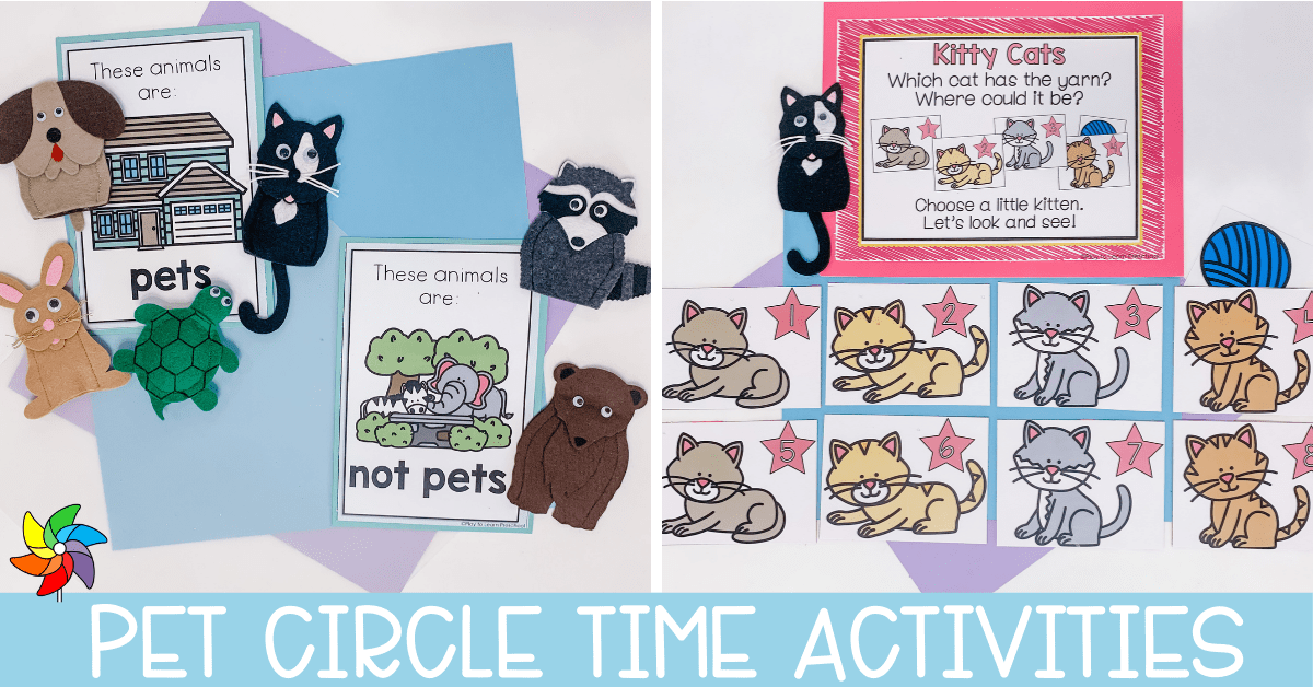 Pets Circle Time and Activities for Preschoolers - Play to Learn Preschool