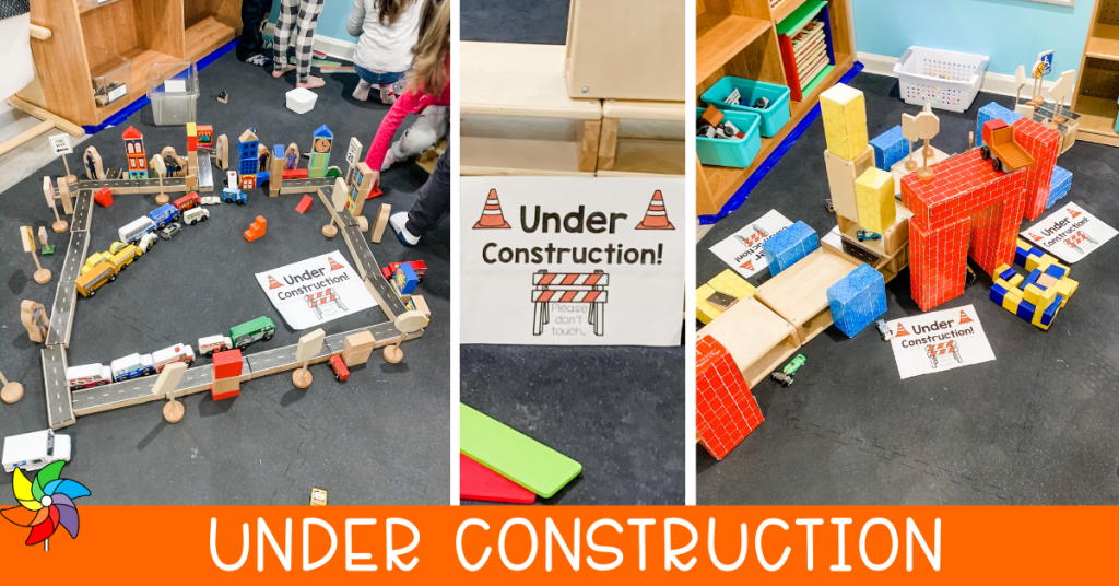 Under Construction block play