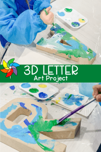 3D Letter Art Preschool Project