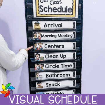 Visual schedule square