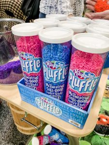 Pluffle in containers