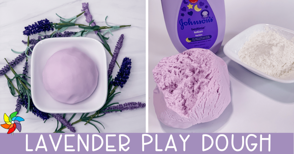 lavender play dough