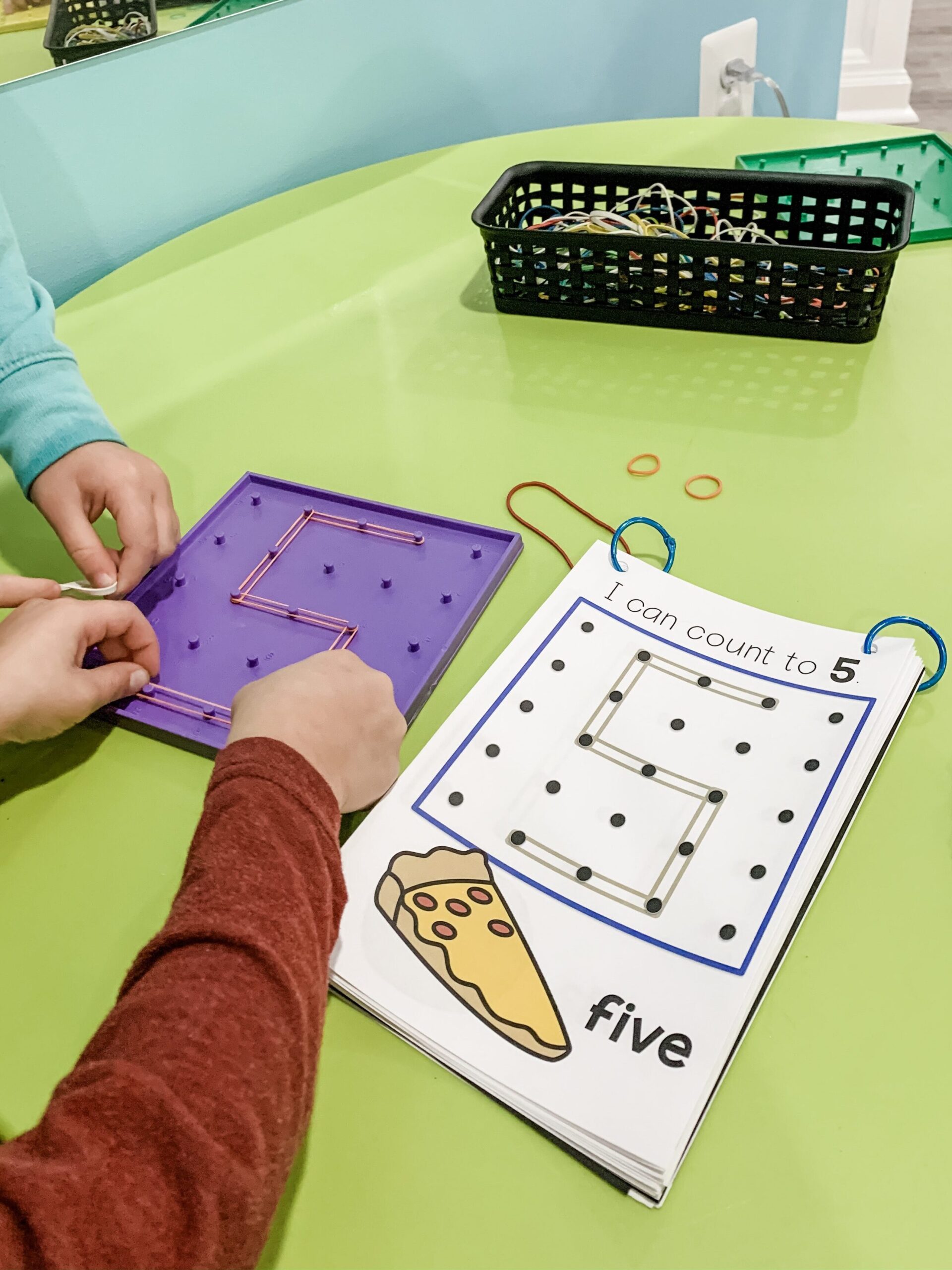 geoboard number templates