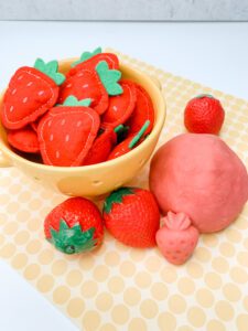 strawberry dough
