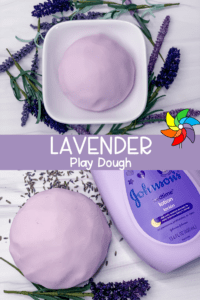 Lavender play dough