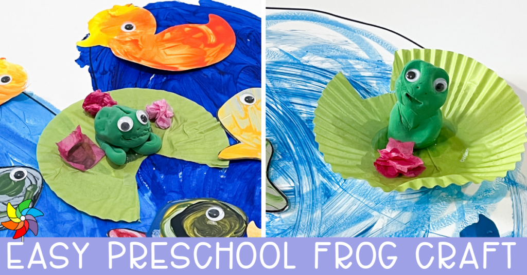 Easy Preschool Frog Craft