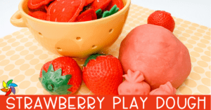 strawberry play dough