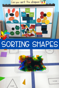 sorting shapes activities