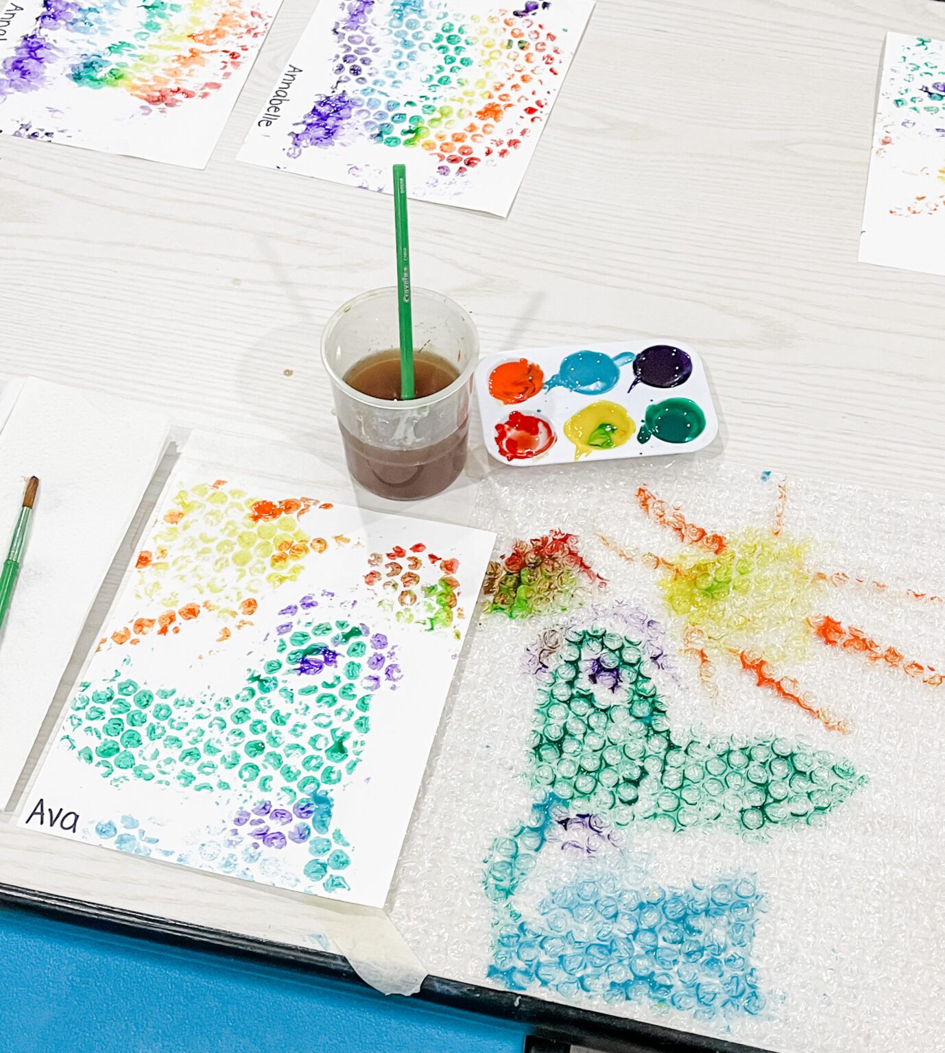 12 Fun Preschool Painting Ideas Exploring Different Brushes Play 