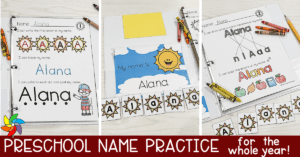 preschool name practice
