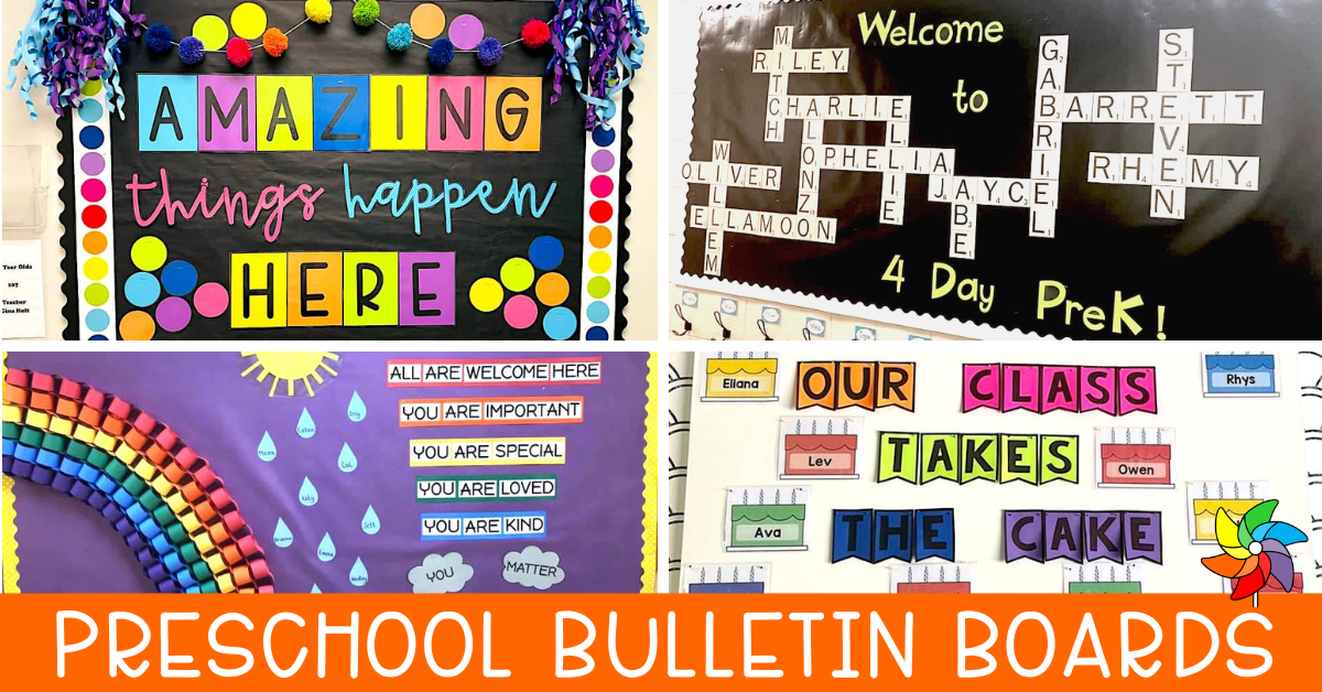 Easy Preschool Bulletin Boards for Back-to-School