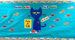 Pete the cat bulletin board
