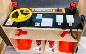 Fire truck dashboard