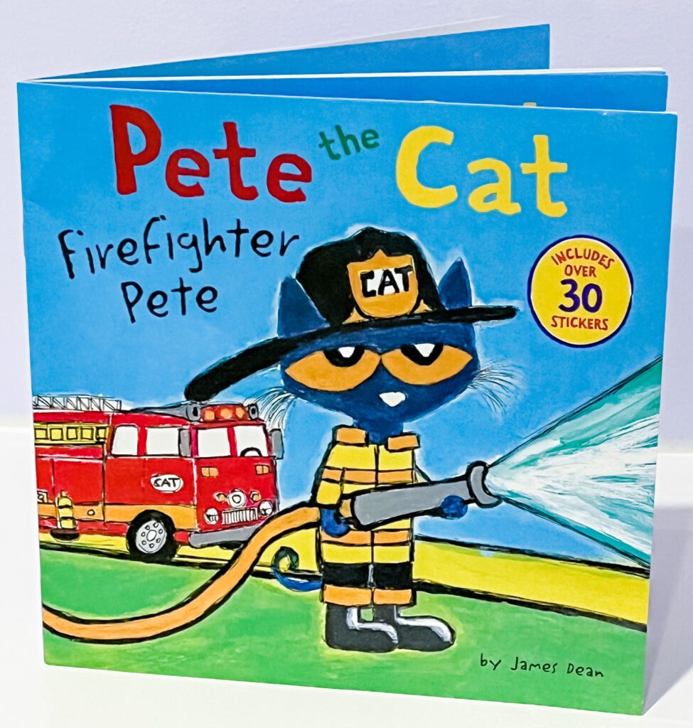 firefighter books for preschool Pete the Cat cover