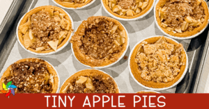 Tiny apple pies