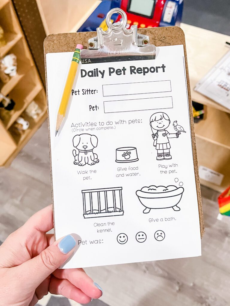 pet shop daily report