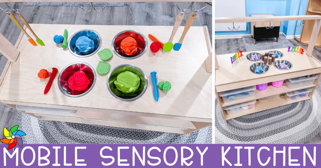 sensory play kitchen