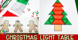 Christmas Light Table Activities for the Preschool Classroom - Play to ...
