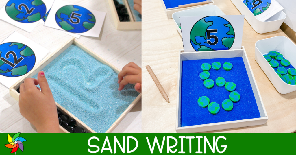Tracing Letters On Sand