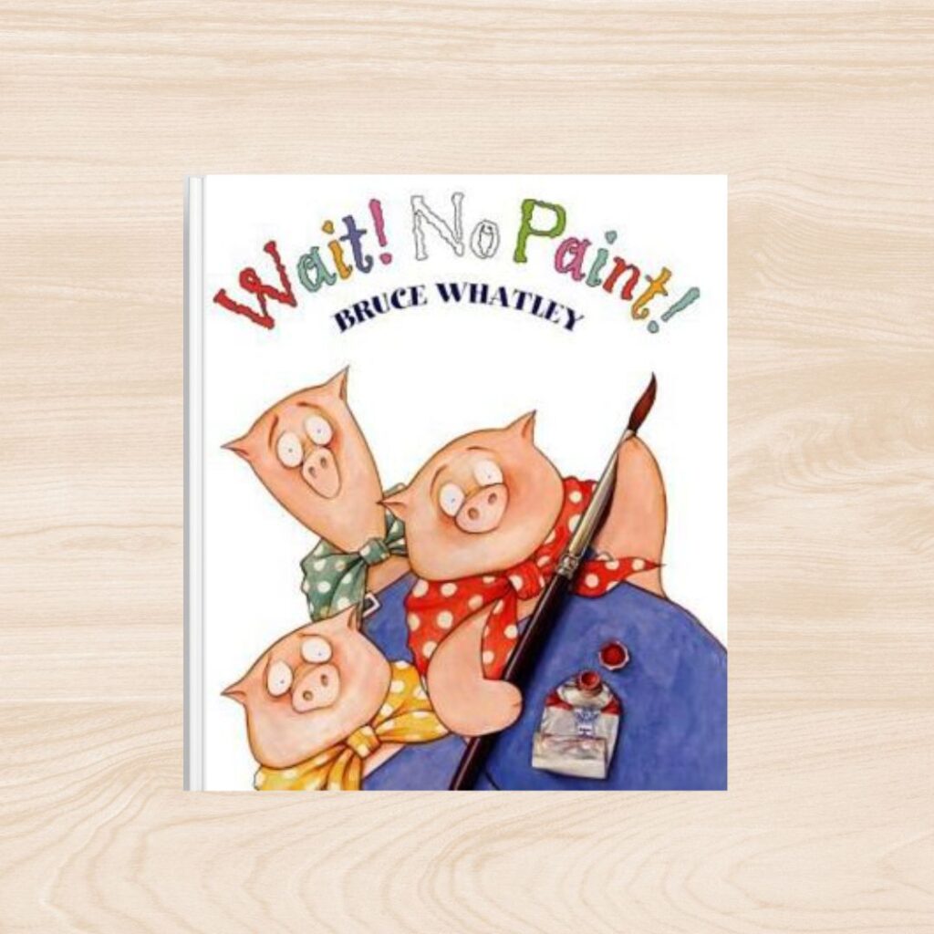 Three little pigs books Wait No Paint