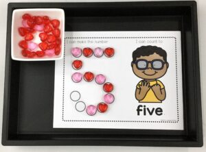 hearts number dots