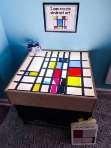 Mondrian light table