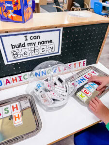 magnetic name practice