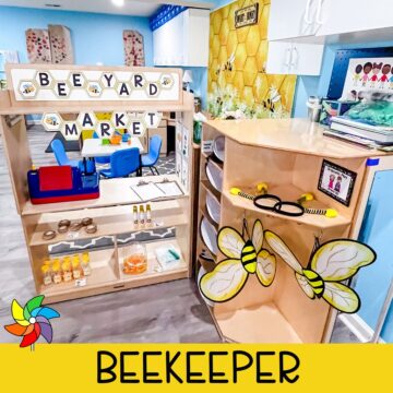 preschool beekeeping dramatic play