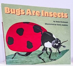 Cover of Bugs Are Insects by Anne Rockwell, featuring a large illustrated ladybug on a leaf