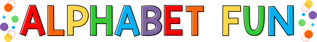 preschool alphabet fun header