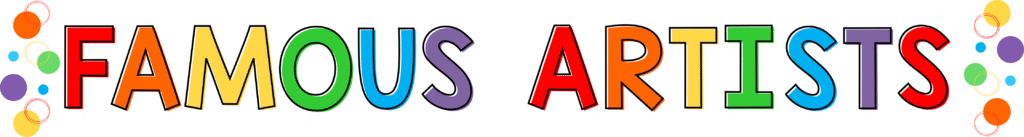 preschool famous artists header image