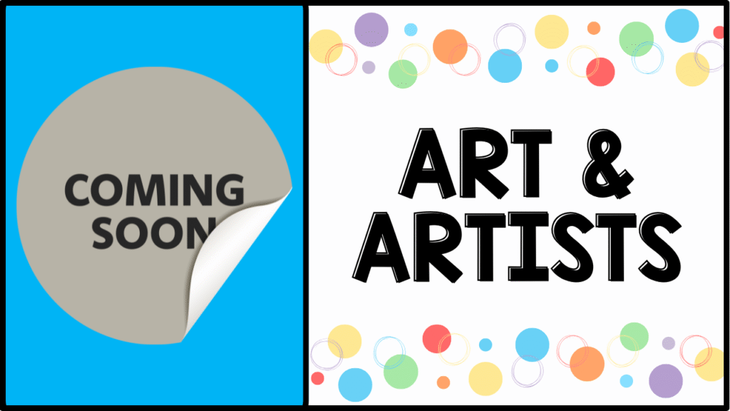 free virtual preschool art and artists