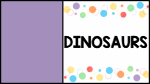 Dinosaurs preschool video lessons