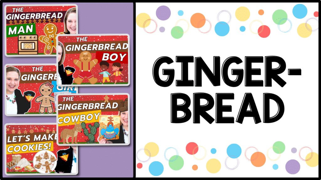 Gingerbread free preschool video lessons