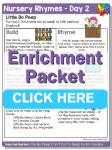 preschool nursery rhymes activities day 2