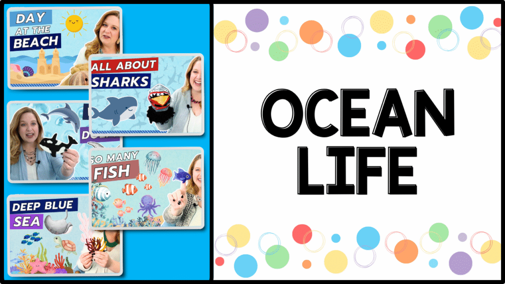 Ocean Life free preschool video lessons