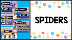 Spiders free preschool video lessons