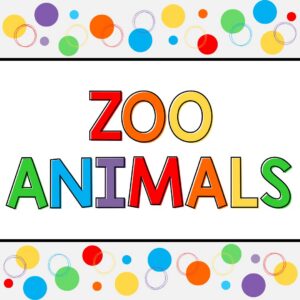Zoo theme for preschool circle time videos