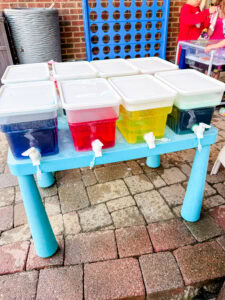 preschool pouring activity