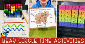 Preschool Bear Activities - Play to Learn Preschool