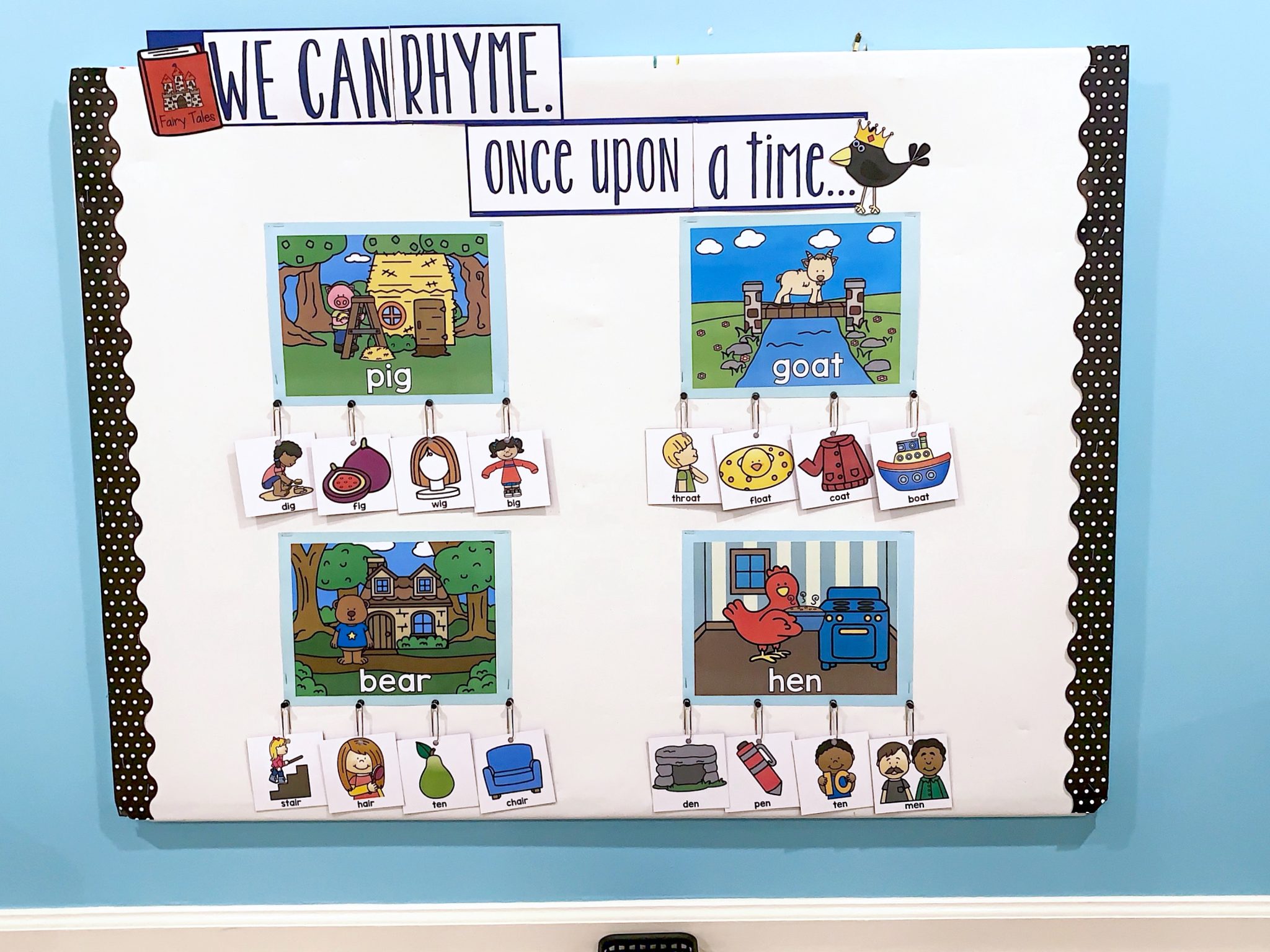 Fairy Tale Interactive Bulletin Board - Play to Learn Preschool