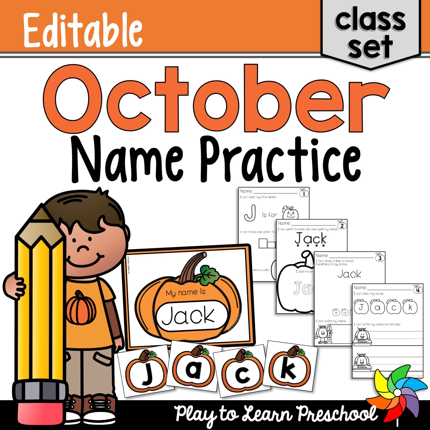 October Name Practice