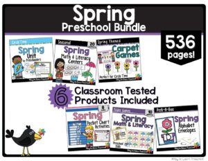 Spring Preschool Bundle PREVIEW (11 × 8.5 in) - Play to Learn Preschool