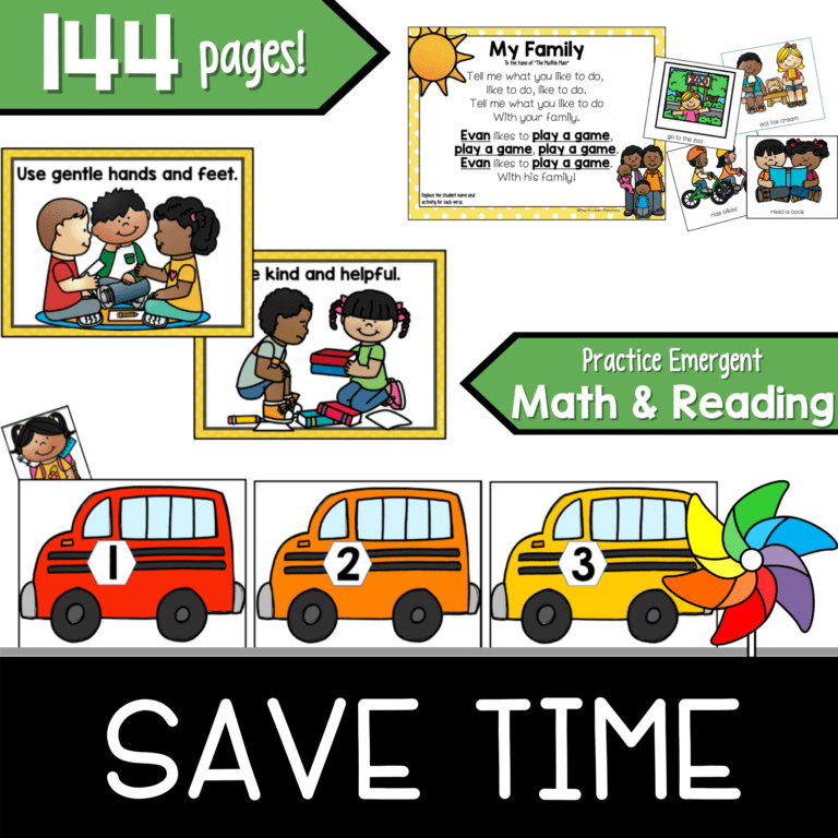 All About Me Unit Back to School Lesson Plans - Activities for ...