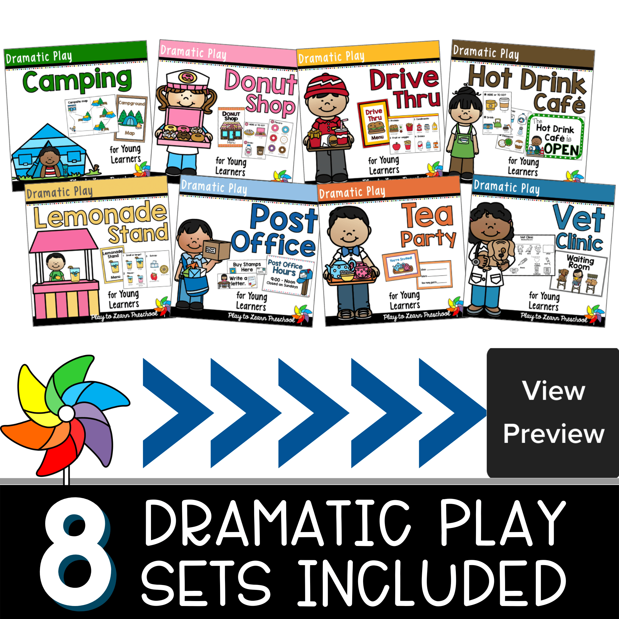 Preschool Dramatic Play Bundle #3