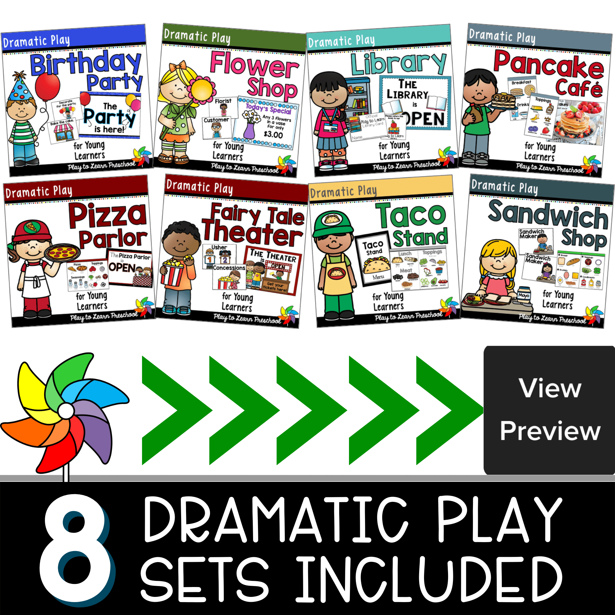 Preschool Dramatic Play Bundle #2