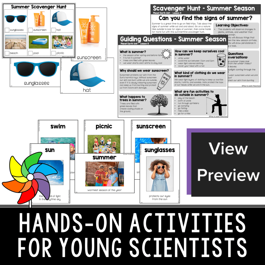 Summer Science Center - Play to Learn Preschool