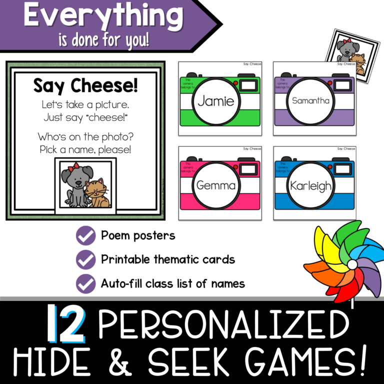 Name Practice - Editable Carpet Games - Play to Learn Preschool