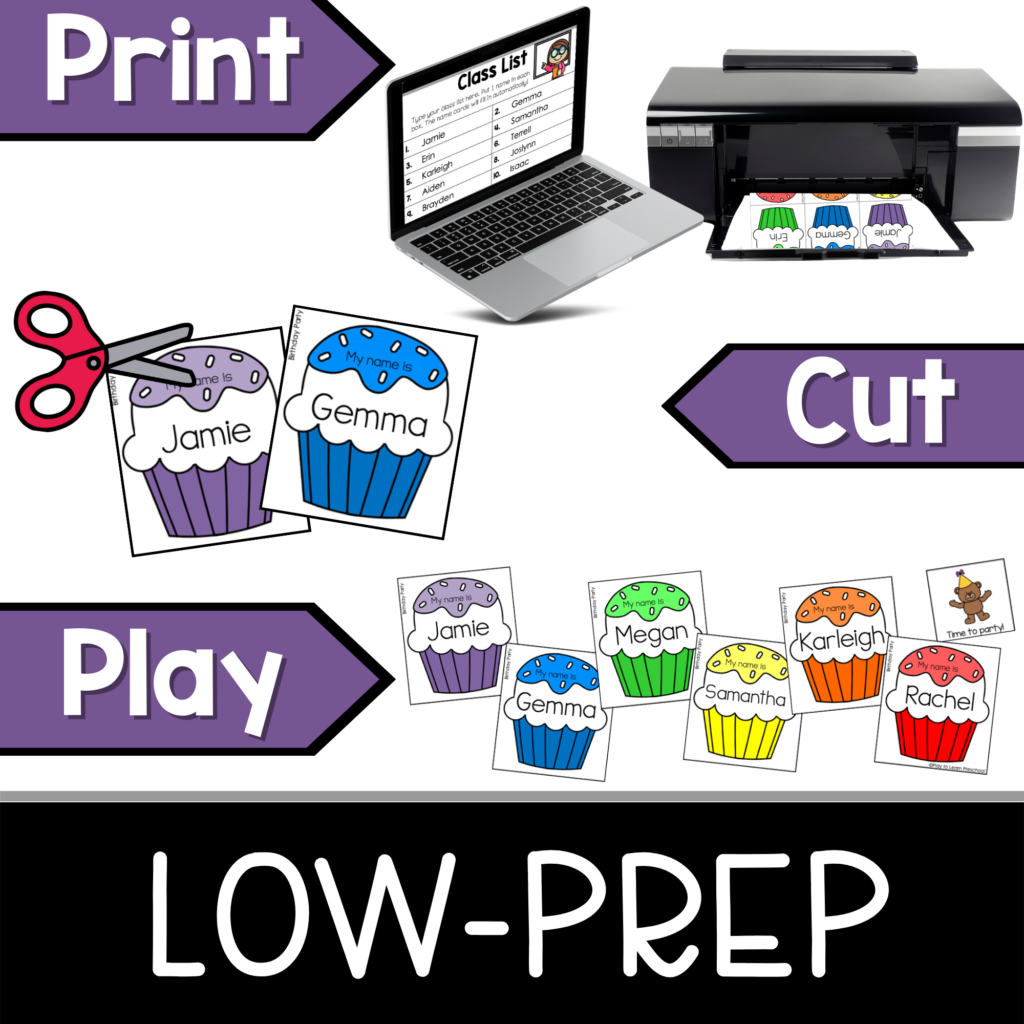 Name Practice - Editable Carpet Games - Play to Learn Preschool