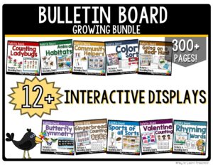 Bulletin Board Growing Bundle PREVIEW (11 × 8.5 in) - Play to Learn ...